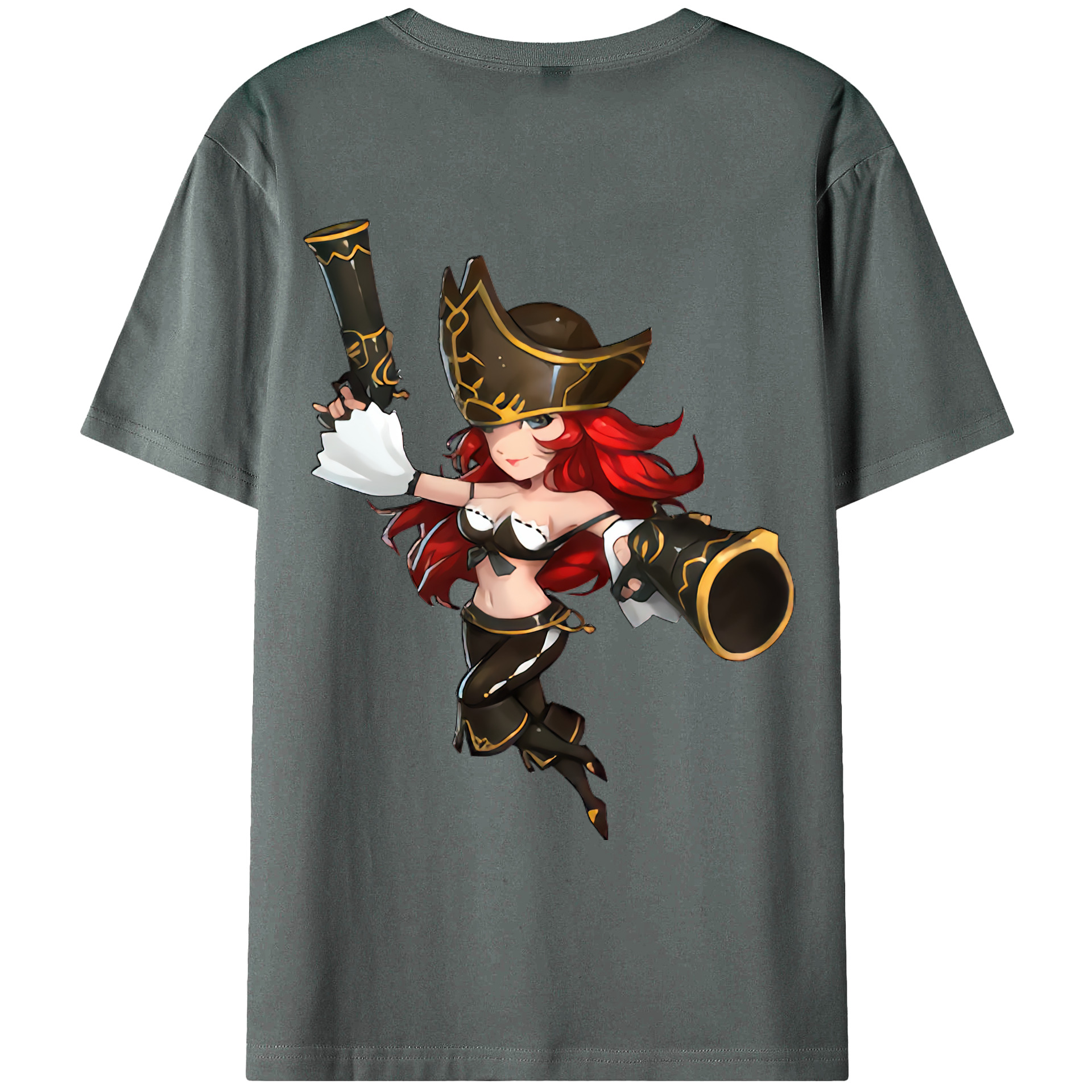 （画像用） リーグ・オブ・レジェンド League of Legends LOL 綿100％ メンズ半袖Tシャツ（バックプリント） 通気性